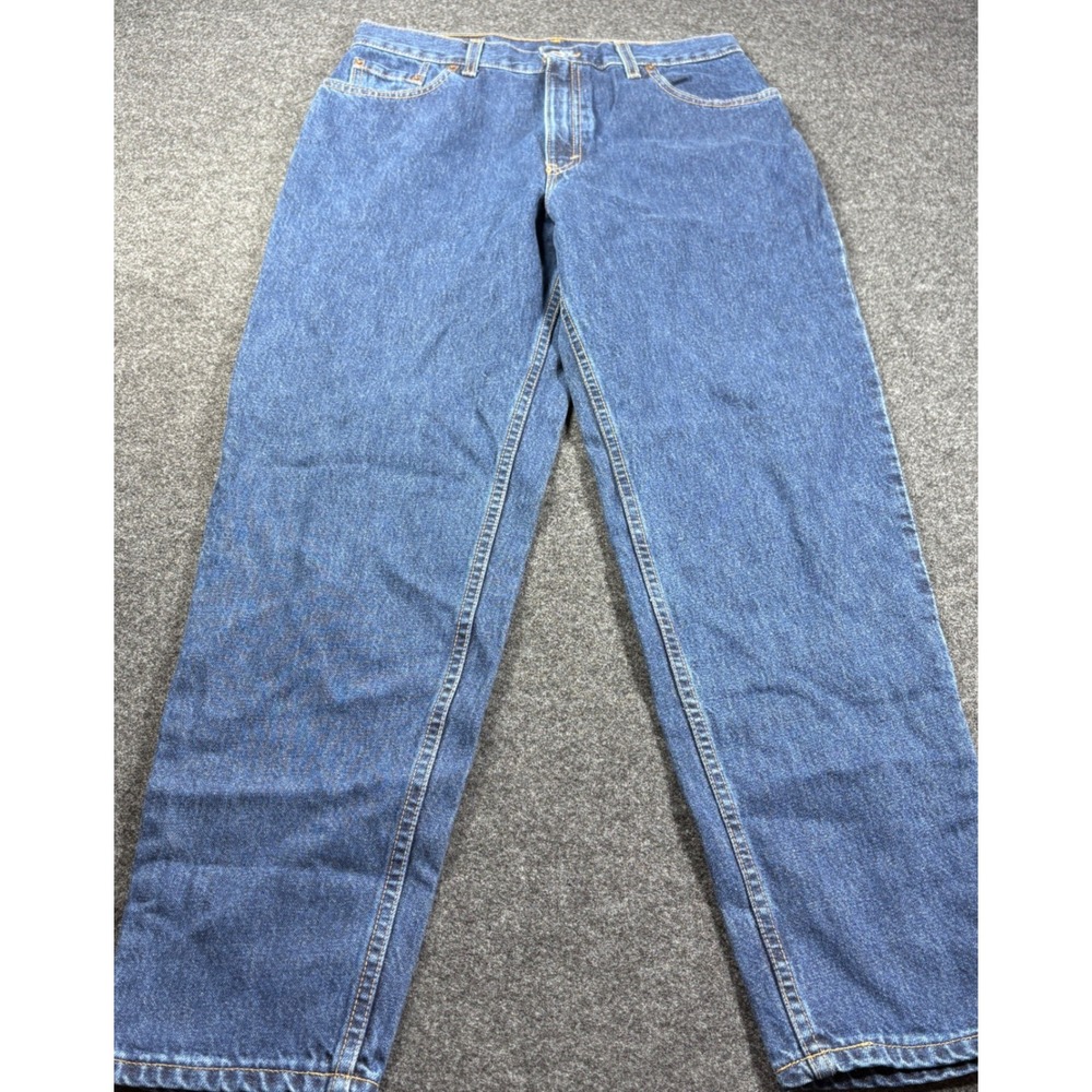 Vintage Levi's Jeans Womens 12P‎ Blue 550 Relaxed Fit Tapered Leg High Rise USA